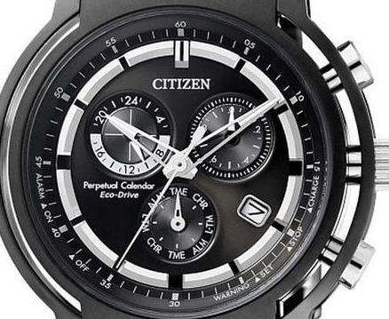 CITTIZEN Men ECO-DRIVE Chrono PERPETUAL CALENDAR Watch BL5395-00E++BEST ECO-DRIVE DEAL!!