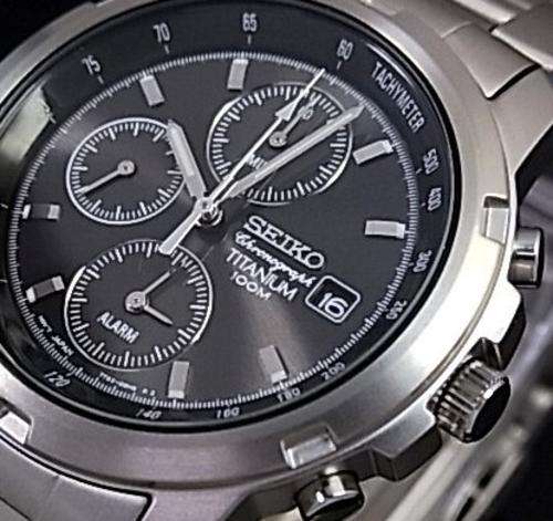 SEIKO TITANIUM Only 80gms!! ULTRALIGHT CHRONO~ALARM ##SUPER TOUGH## R5299.99