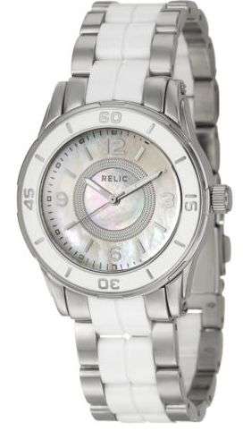 Relic by Fossil**Hannah**with Awesome Mother of Pearl Dial +X-Mas HOT SELLER+