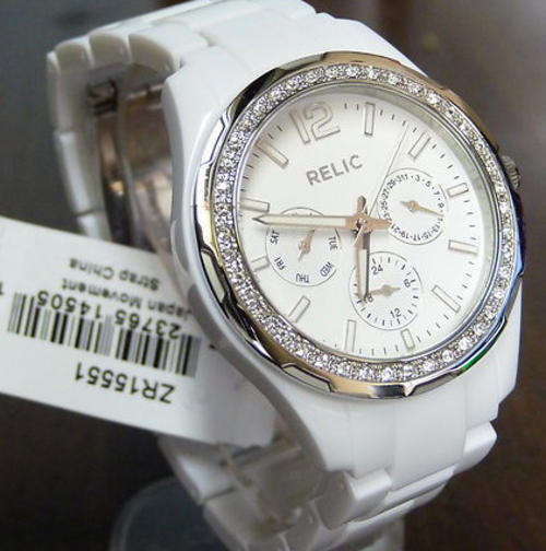 Relic by FOSSIL**Starla**Crystal accented with Multifunctions+WOW X-mas gift for her RED HOT!