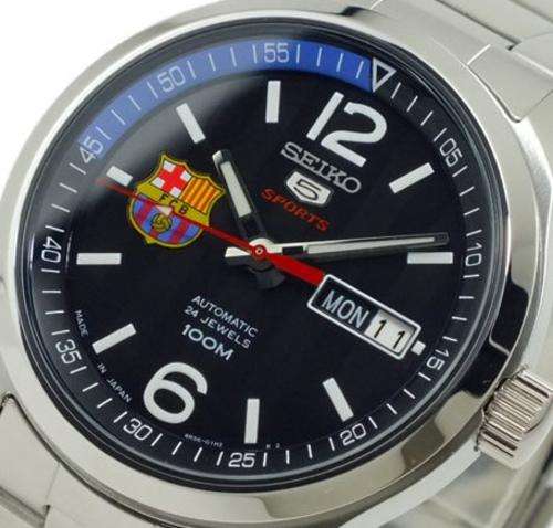 SEIKO AUTOMATIC MECHANICAL 24 JEWELS FC BARCELONA WATCH SRP301J1**5299.99**MADNESS 2 DAY AUCTION**++