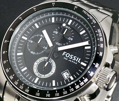 FOSSIL Men's DECKER STAINLESS STEEL CHRONOGRAPH Quartz Watch++ROBUST TIMEPIECES++