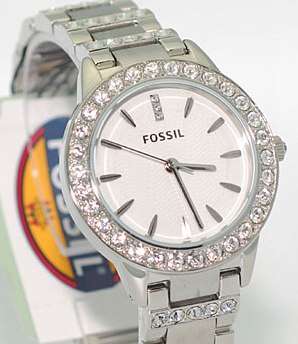 ## 2015 RELEASE ##FOSSIL LADIES JESSE Silver Stainless-Steel Quartz+ONLY ONE IN STOCK+