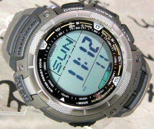 ** R5995**CASIO **TITANIUM** MONSTER TRIPLE SENSOR PRG-80T-7V
