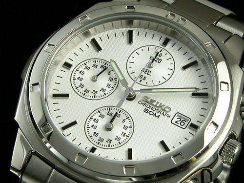 R3999.99>>SEIKO AVIATOR RARE WHITE RIPPLE DIAL SND 187P1 CHRONOGRAPH SPEEDMASTER
