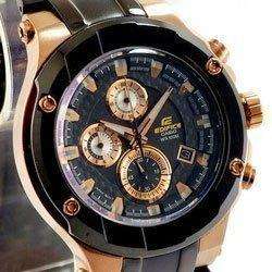R5999.00>>CASIO EDIFICE GOLD LABEL **SAPPHIRE CRYSTAL** Chronograph men Watch EFX-500SP-1AV