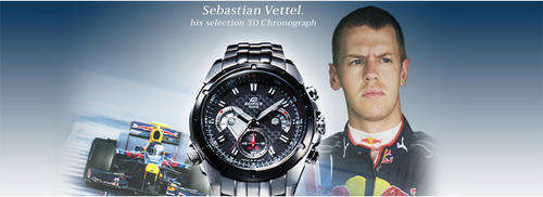 Men s Watches R4899.99 CASIO EDIFICE OFFICIAL F1 SEBASTIAN VETTEL REGISTERED RING CHRONO EF 535SP 1AV was sold for 1 400.00 on 18 Aug at 21 01 by WATCHES 24 SEVEN in Bronkhorstspruit ID 24833565