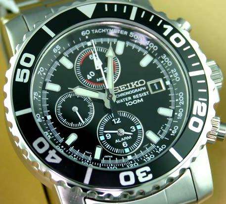 SEIKO LUXURY DAYTONA RACER SNA225P1 SUBMARINE@@@ NEW NO RESERVES @@@