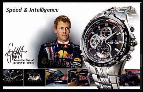 Men s Watches R4599.00 Casio Sabastian Vettel Red bull Racing Team EF 543D 2AV Stunning was sold for 1 789.00 on 31 Aug at 07 18 by WATCHES 24 SEVEN in Bronkhorstspruit ID 25350894