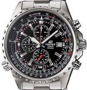 CASIO EDIFICE AVIATOR SLIDE RULER CHRONOGRAPH  EF-527D-1AV Spectacular!!!