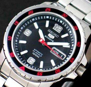 **R4999.99** SEIKO AUTOMATIC SEAMASTER SPORT 23 Jewels OYSTER 100M BLK WATCH SNZG69 Authentic !!!