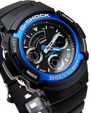CASIO G-SHOCK Digital Analog AW-591-2 Blue Brand new in Box