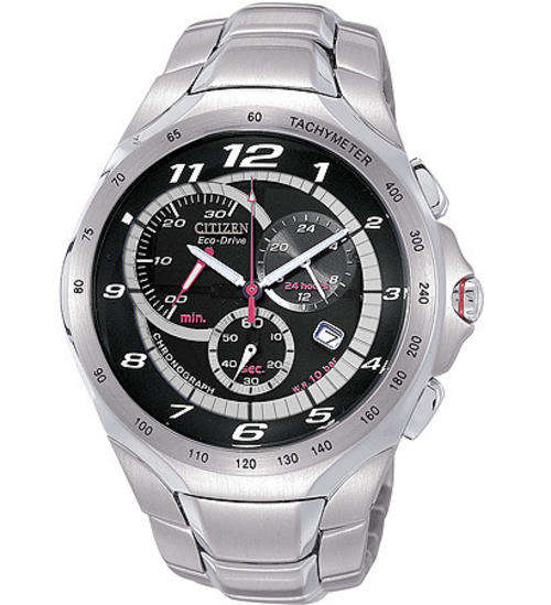 R5000-00~~CITIZEN ECO-DRIVE MASTER OF COMPLICATIONS SPLIT SECOND CHRONOGRAPH WATCH-AT1091-51F