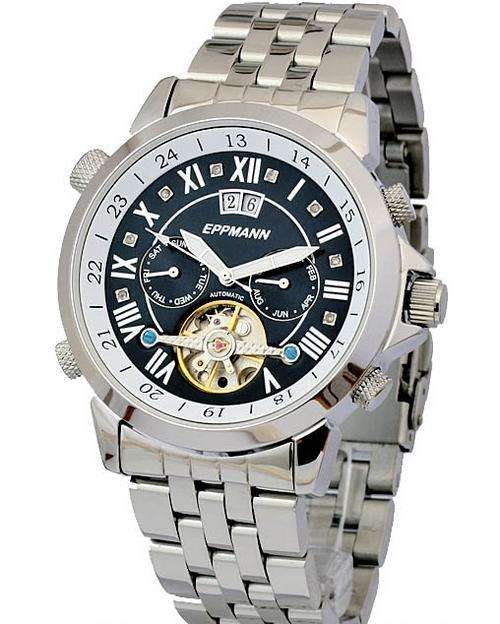 BRAND NEW GERMAN EPPMAN MZI CO. DIAMOND (CERTIFIED) AUTOMATIC DAY/DATE/MONTH WATCH**STUNNER**