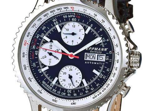 BRAND NEW !! EPPMANN GERMANY AUTOMATIC 21 JEWELS SLIDERULER SERIES WATCH
