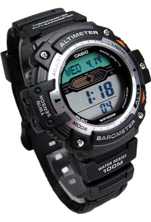 CASIO TwinSensor SportsGear Altimter~Barometer~Thermometer 100% Authentic