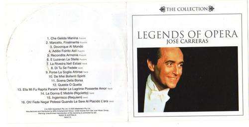 Jose Carreras - Legends Of Opera
