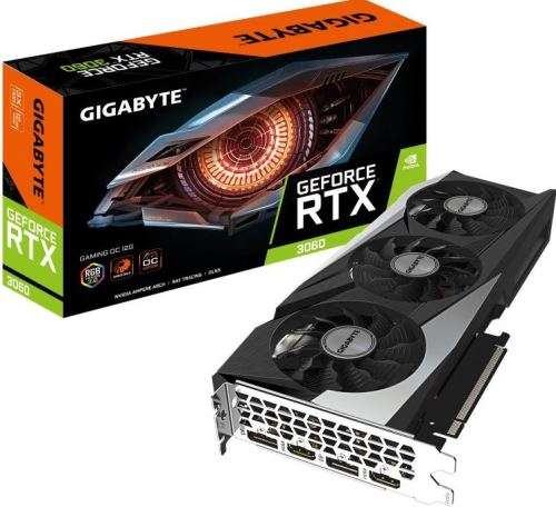 GIGABYTE nVidia GeForce® RTX 3060 GAMING OC - 12GB