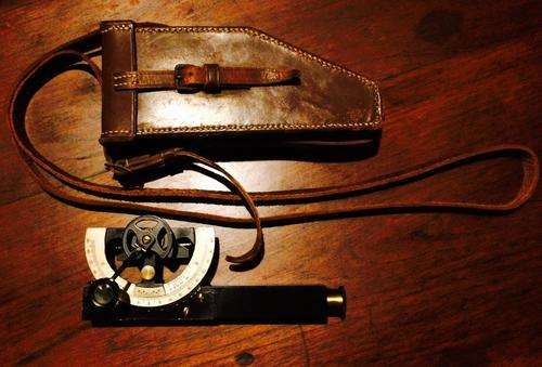 Vintage Underground Mining Survey Aparatus - Topographic Abney Clinometer