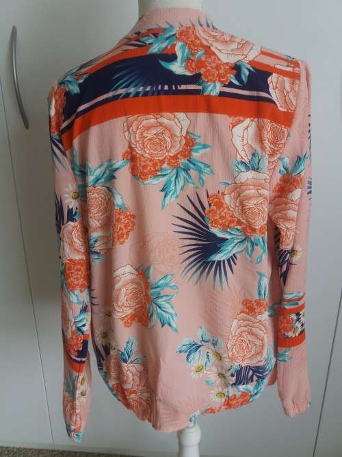 FLORAL BOMBER JACKET