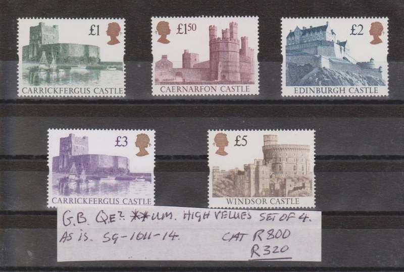GB : QE II : UM : HIGH VALUES : CAT R800