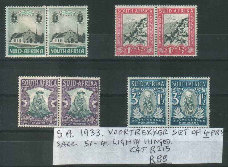 SA : 1933 : VOORTREKKER : SACC 51 - 4 : CAT R215