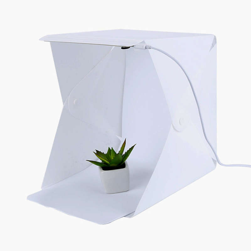 Mini Lightbox Home Product Photo with LED Lighting & Cellphone Tripod. PREORDER SPECIAL SAVE R500