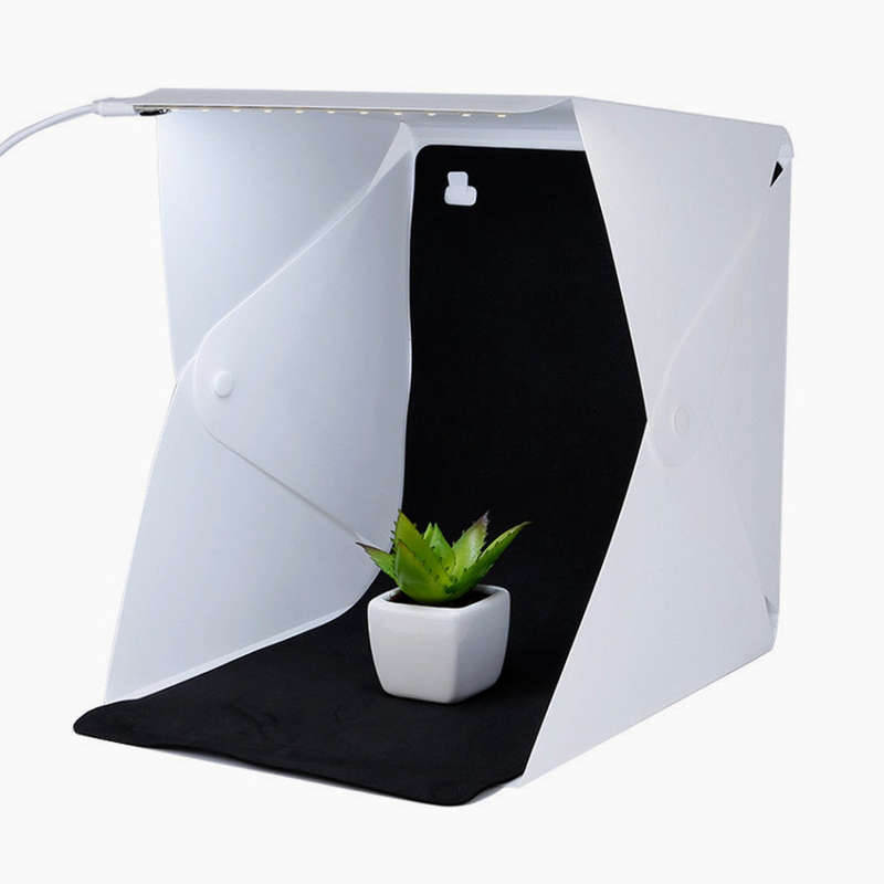 Mini Lightbox Home Product Photo with LED Lighting & Cellphone Tripod. PREORDER SPECIAL SAVE R500