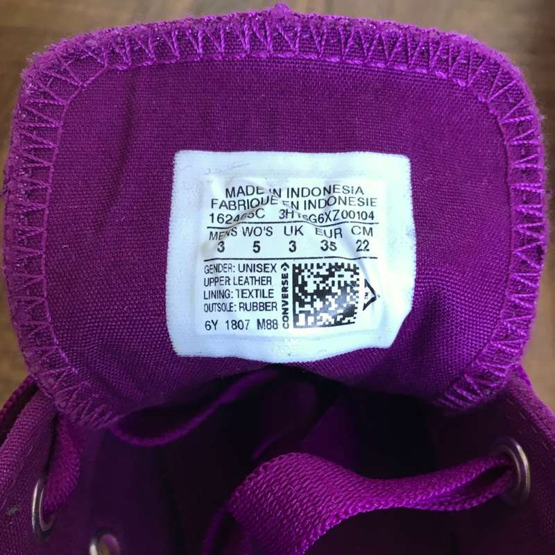 Genuine suede Converse Chuck Taylors All Star sneakers (un-worn)