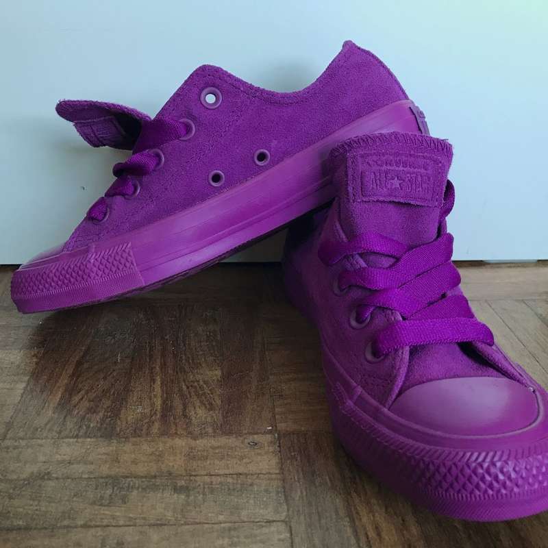 Genuine suede Converse Chuck Taylors All Star sneakers (un-worn)