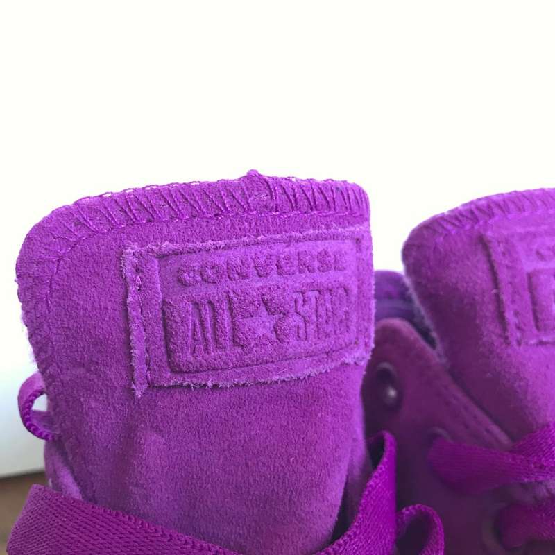 Genuine suede Converse Chuck Taylors All Star sneakers (un-worn)