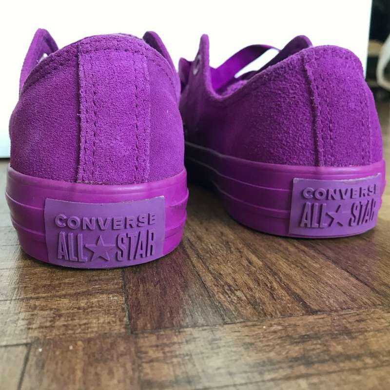 Genuine suede Converse Chuck Taylors All Star sneakers (un-worn)