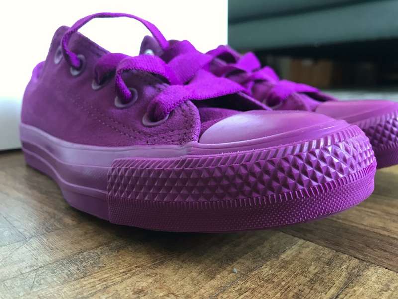 Genuine suede Converse Chuck Taylors All Star sneakers (un-worn)