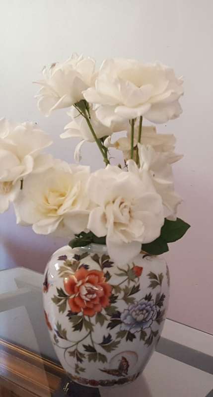 Japanese Floral and Gold Vase