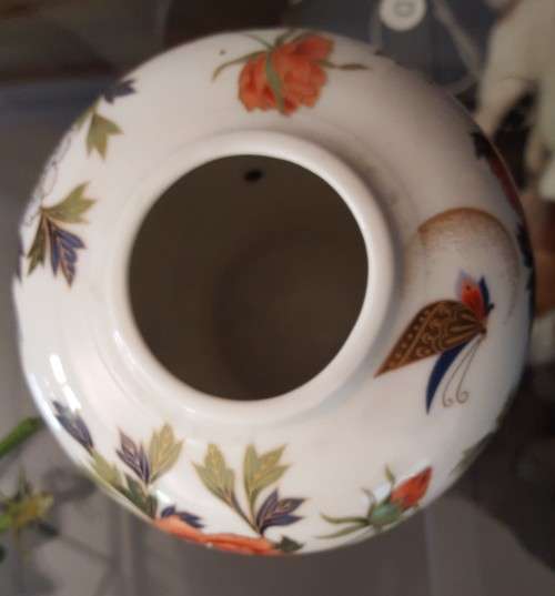 Japanese Floral and Gold Vase