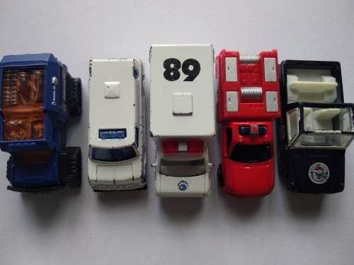 Lot of 10 Toy Cars (well used) - scale 1:64
