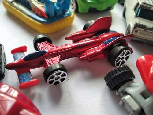 Lot of 28 various (well used) toy cars
