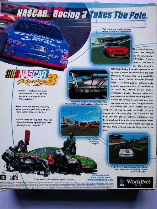 Vintage PC Game - Nascar Racing 3 (Big Box)