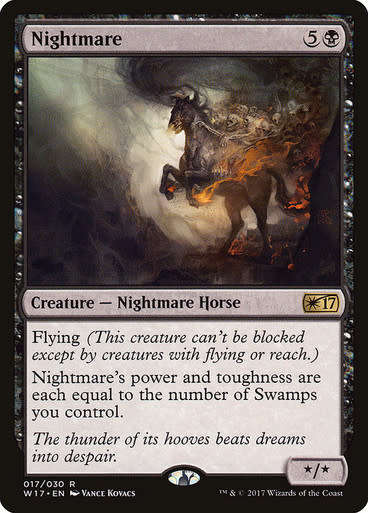 Magic: The Gathering 2017 - Nightmare - Rare - Welcome Deck 2017