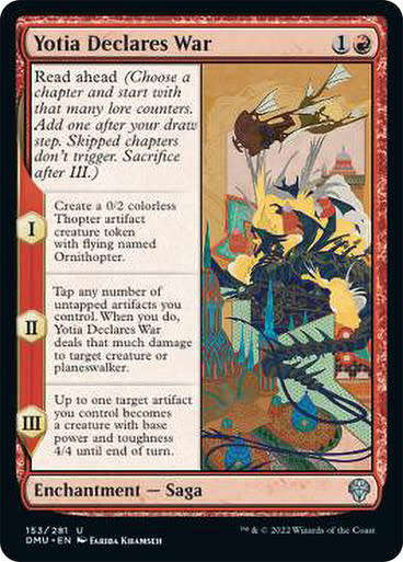 Magic: The Gathering 2022 - Yotia Declares War - Uncommon - Dominaria United