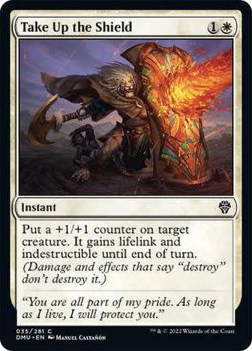 Magic: The Gathering 2022 - Take Up the Shield - Common - Dominaria United