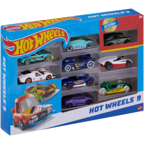 Hot Wheels - Hot Wheels Die Cast Car Set 9 Pack - Blind Box
