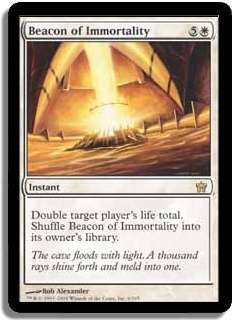 MAGIC THE GATHERING - Beacon of Immortality and Bonus Rares