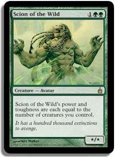 MAGIC THE GATHERING - Scion of the Wild and Bonus Rares