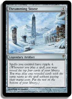 MAGIC THE GATHERING - Thrumming Stone and Bonus Rares