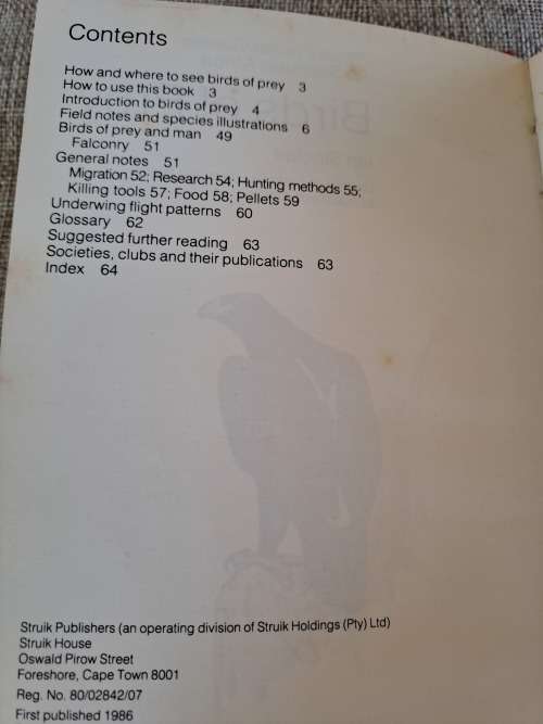 Struik Pocket Guides for Southern Africa Birds of Prey