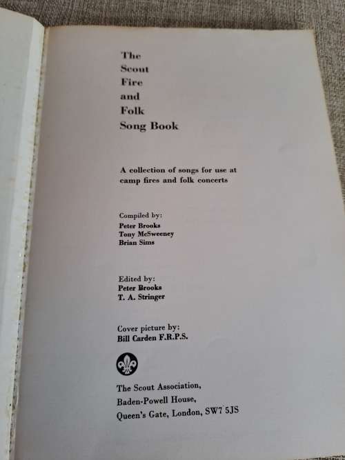 The Scout Fire and Folk Song Book