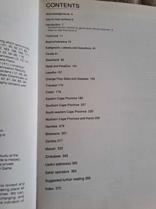 Guide to Southern African Game & Nature Reserves