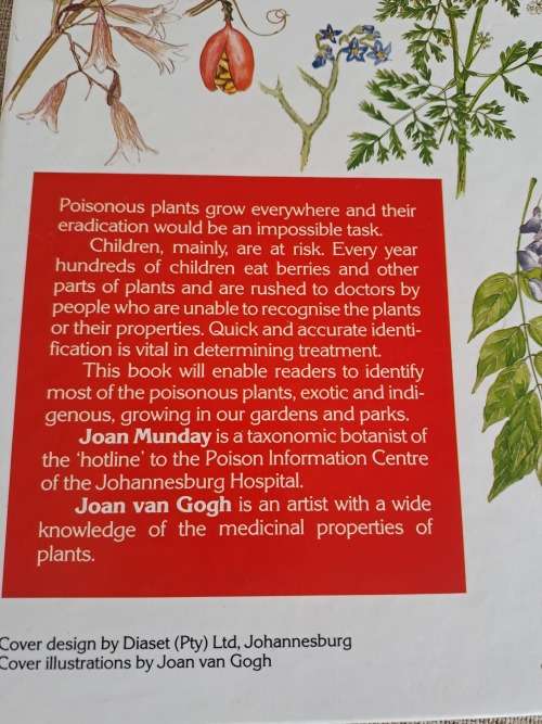Poisonous Plants in South African Gardens and Parks -Joan Munday