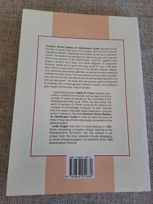 Southern African Spiders An Identification Guide - Martin R. Filmer